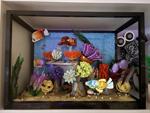Lego fish tank - tank, real