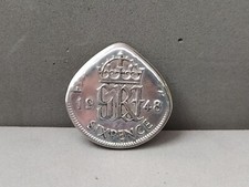 Genuine 1948 UK  Sixpence Coin Pick Electric Acoustic Guitar.*BRIAN MAY.*QUEEN*