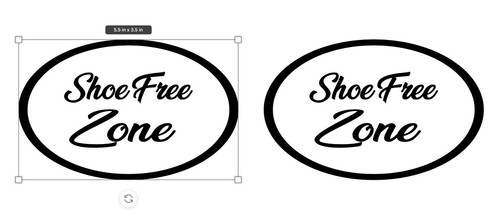 Shoe free zone lose the - free,