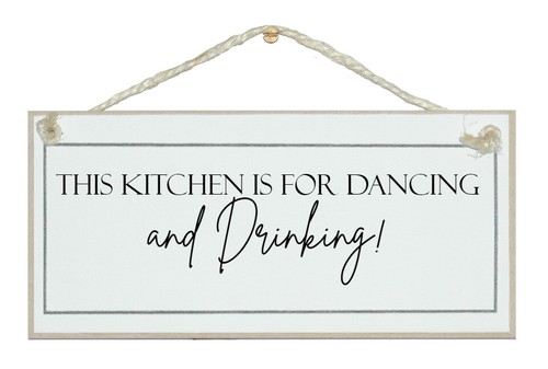 This kitchen for - for, dancing
