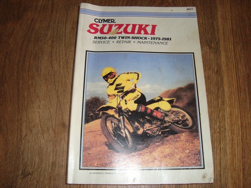 Clymer suzuki rm50 - suzuki, twin