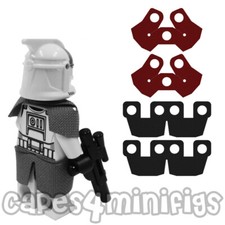 4 CUSTOM Starwars Capes (2 Top + 2 Kama OR 4 Kama) for your minifigs. CAPES ONLY