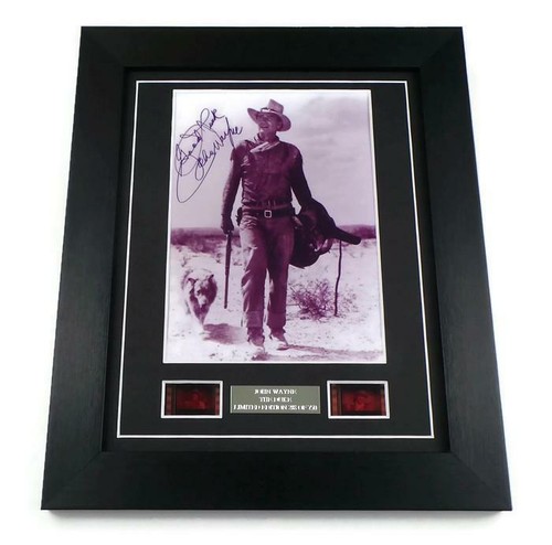John wayne signed preprint - john,