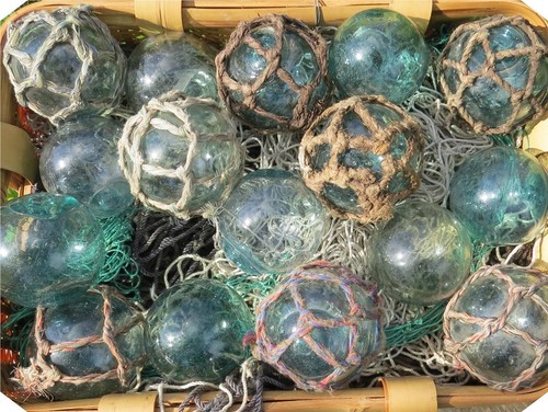 Japanese glass fishing floats - japanese,