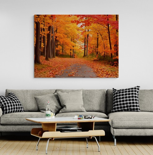 Woodland forest canvas picture - woodland,