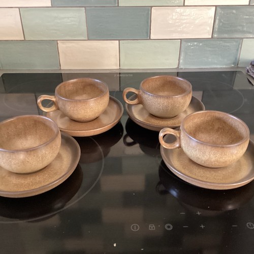 Denby romany brown cups - romany,