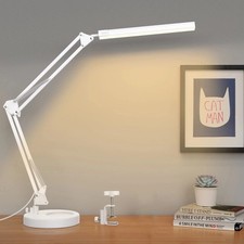 Desk Lamp with Clip and Base