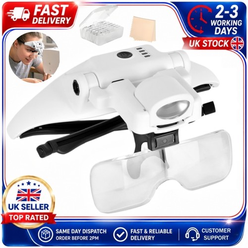Led head magnifying glass - magnifying,