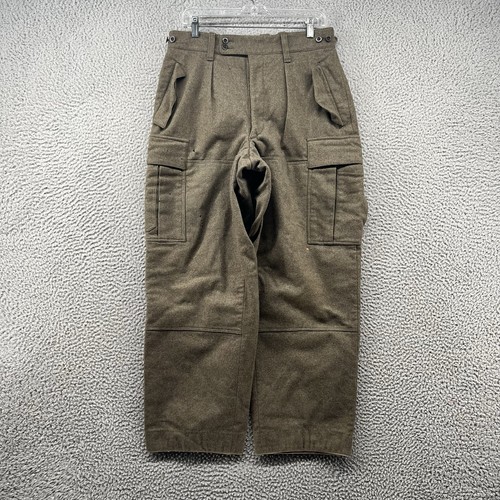 Vintage wool military pants - wool,