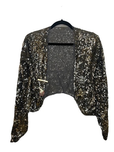 Vtg made metallic sequined - vtg,