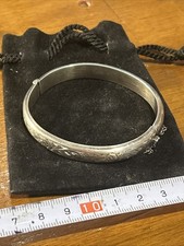 Vintage Sterling Silver Hinged