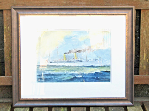 Vintage watercolour painting