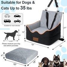 Dog Booster Car Seat for