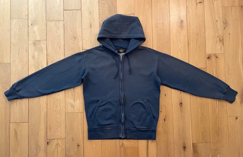 Rrl zip hoodie erasmus blue - rrl,