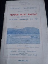 Vintage lake windermere motor - lake,