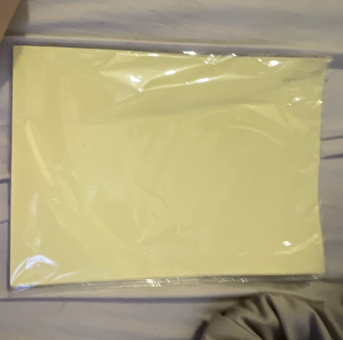 White rectangular foam - rectangular, crash