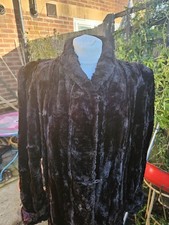 Cc41 1940s Faux Fur Coat