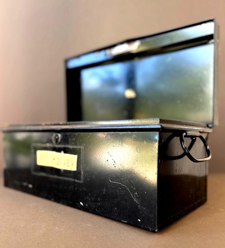 Vintage industrial black metal - vintage,