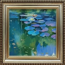 Original oil painting framed