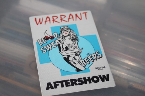 Warrant unused backstage - ,
