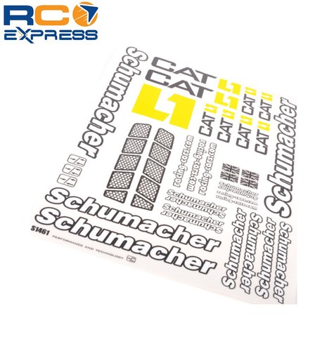 Schumacher racing decal cat - -,