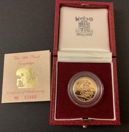 1988 proof full gold - 1988,