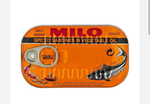 Milo sardines hot in - sardines,