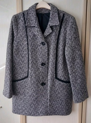 Ladies smart coat wool - smart, blend