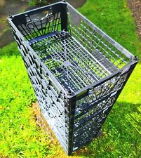 ✅ 2 X Stackable Storage Crates - Strong Plastic Tray Box Container (50x30x20cm)