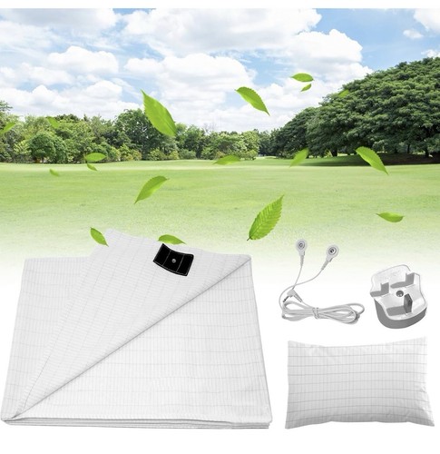 Grounding bed sheet silver - grounding,