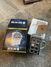 Dr Who Tardis SILVER Ceramic