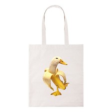 Duck Banana Tote Bag