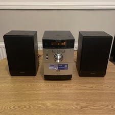 Sony HCD-EH45DAB Hi-Fi System CD DAB Radio Cassette + Speakers Tested & Working