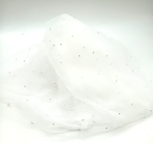 Wedding veil tulle long white - veil, tulle-long