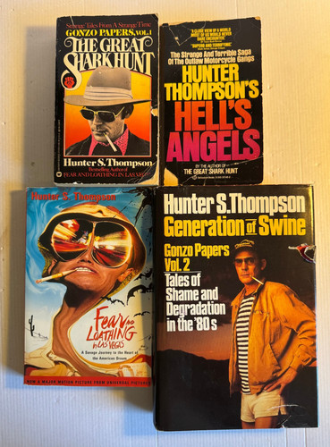Hunter thompson lot books - hunter,