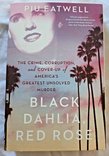 Black dahlia red rose - dahlia,, rose:
