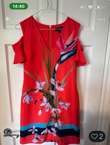 Ted baker floral cold shoulder - ted,