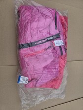 Womens Jacket Power Fade Hazard Pink Bubblegum XL Size 16 Superdry Rrp£109.99