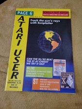 Atari Page 6 Atari User magazine issue 37, April/May 1989. In great condition
