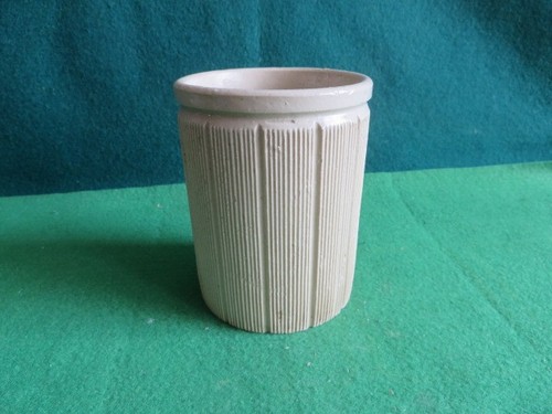 Vintage stoneware jam jar - 1,