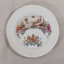 Commemorative Plate Coronation Of King Edward VII June 26 1902 Antique Souvenir