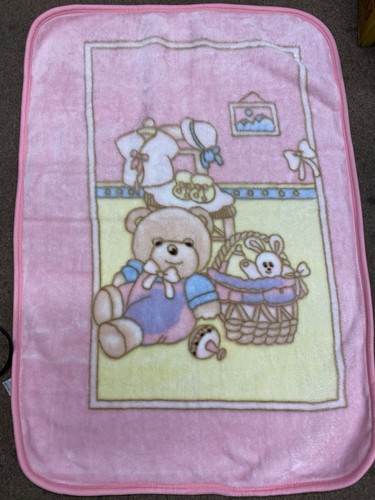 Vintage pink teddy beddy - vintage,