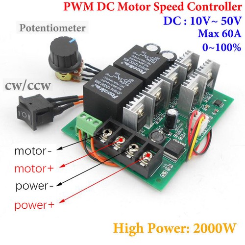 50v 12v 24v 36v 40a - 40a, pwm