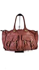 L Autre Chose Bag Brown Pebbled Leather Shoulder Hobo Vintage Y2K Large Slouchy