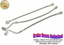 STAINLESS BRAKE HOSE SET Ford