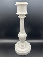 Antique Royal Worcester Candle Stick-White Bone China-AF