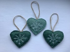 Three Handmade Felt