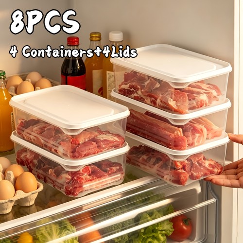 8pcs pack clear food - 8pcs,