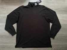 Glenmuir 1891 Golf Mens Black Redhill & Reigate Cotton Roll Neck Size Large BNWT