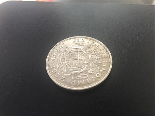 1937 english silver - crown, unc